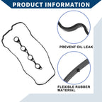 Set of 1 Valve Cover Gasket No. 224412B000 for Hyundai I20 