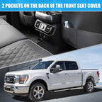 Set of 5 Front Rear Seat Covers for Ford F-150 Crew Cab (2009–2023) Black