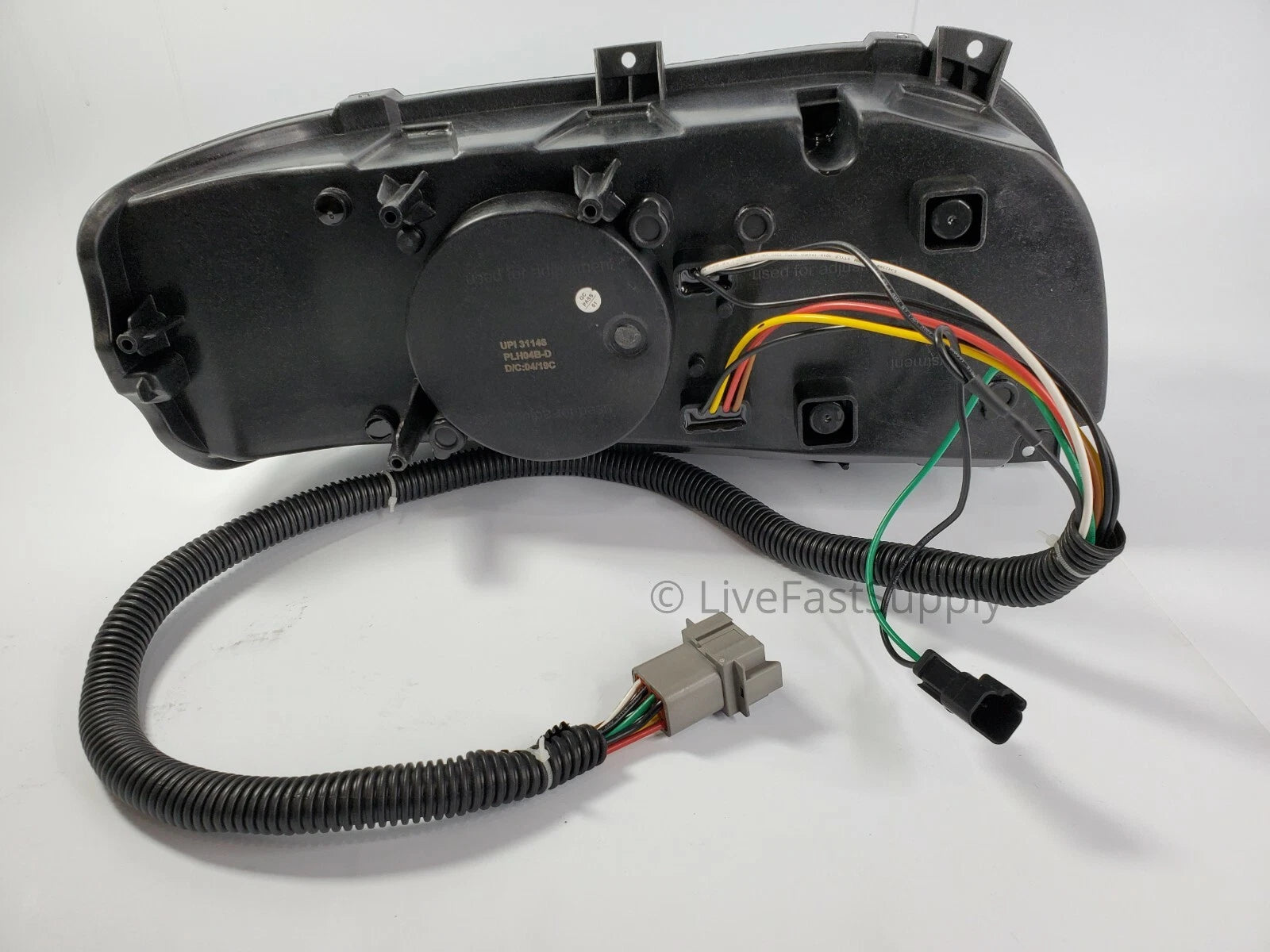 Pair LED Headlights with Dual Function Halo for Peterbilt 388 389 567 (2010–2016)
