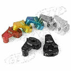 2X 7/8" CNC Handlebar Mount Clamp Riser for Honda Yamaha Suzuki Kawasaki BMW