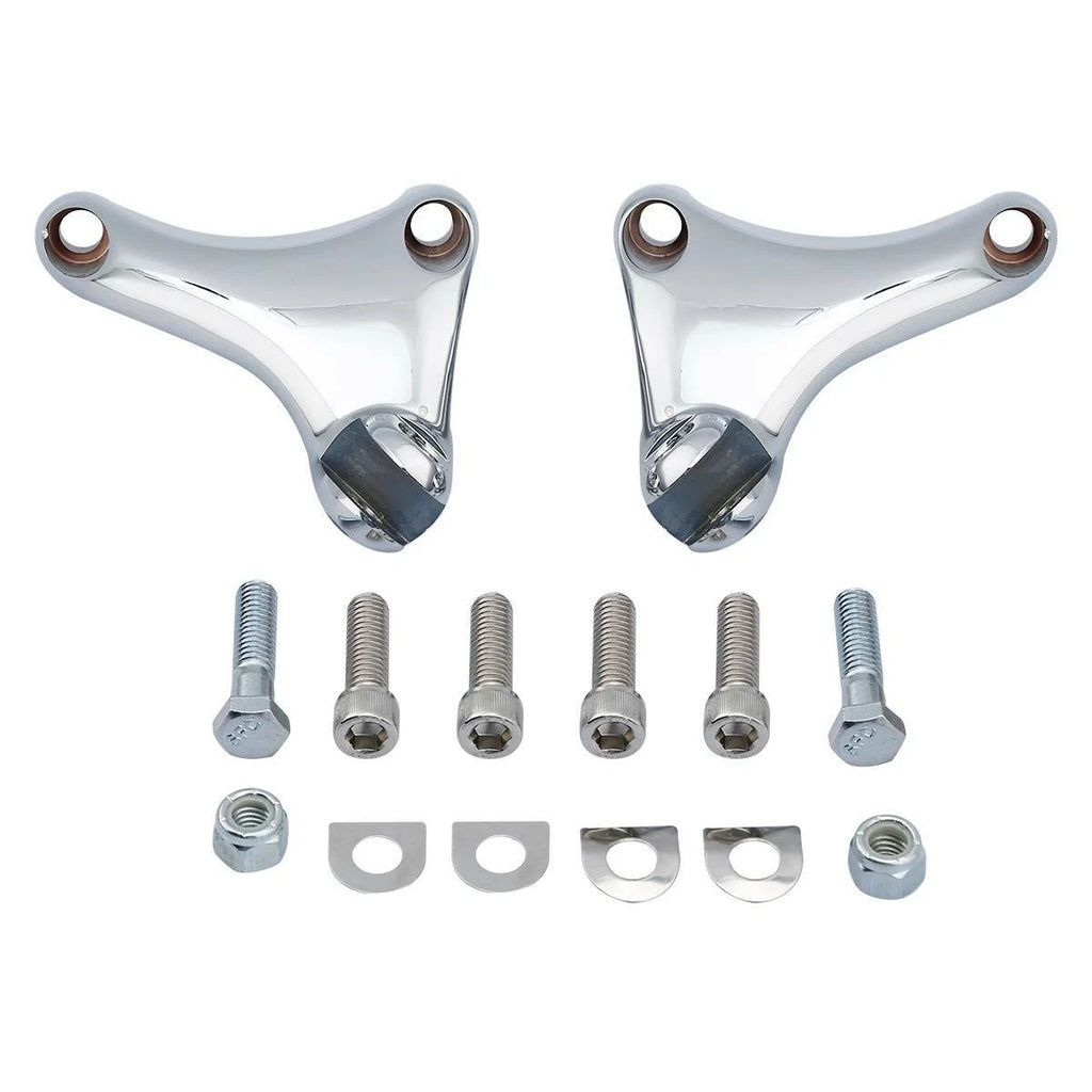 Chrome Rear Passenger Foot Peg Mount for Harley Sportster 883 XL1200 (2004–2013)