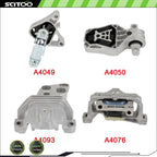 Set of 4 Engine Motor Mounts for Mercedes-Benz CLA250 2014–2019