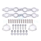 Pair Slotted 4-1 Shorty Exhaust Manifold Header + Collectors for Sonoma S15 S10