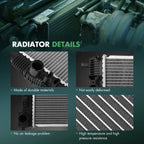 Radiator for Chrysler Pacifica, Voyager (2017–2023)