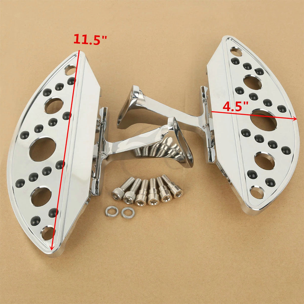 Passenger Footboards Floorboard Kit for Harley Touring (1980–2025)