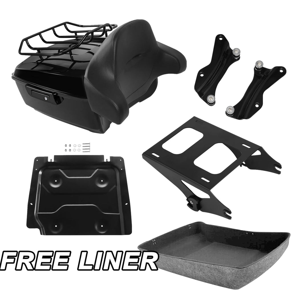 Trunk Pad Mount Plate Docking Hardware for Harley Touring (2014–2026)