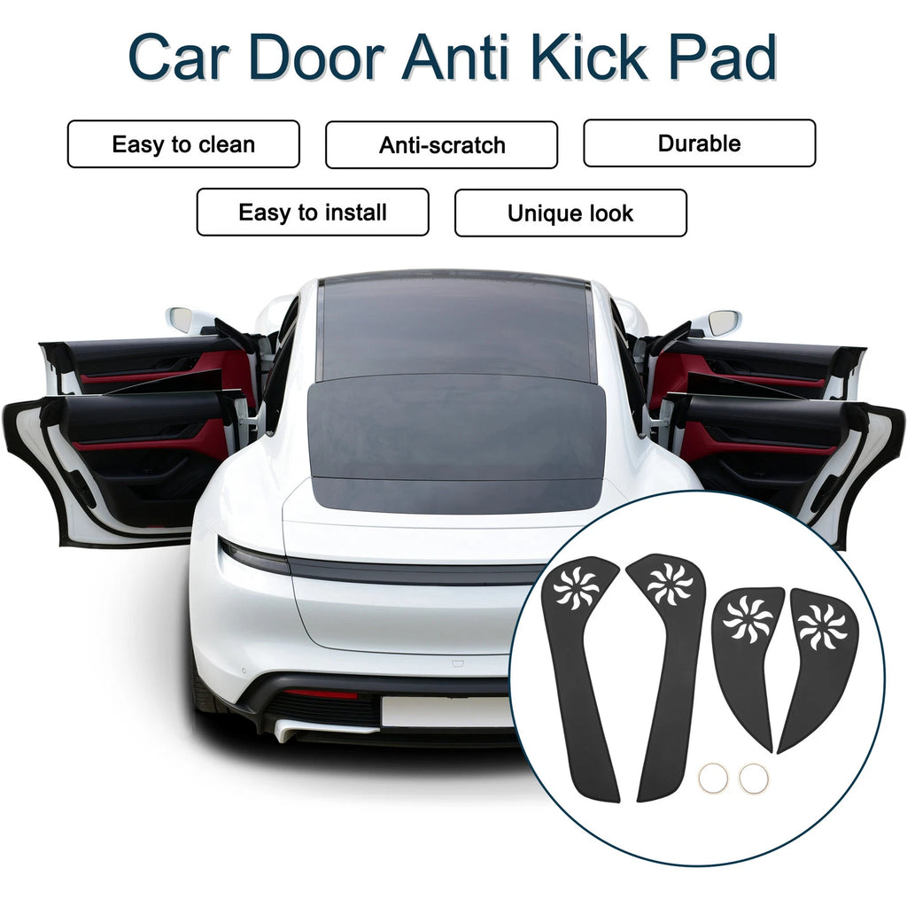 Set of 1 Car Door Anti Kick Pad Sticker Protector for Toyota Yaris 
