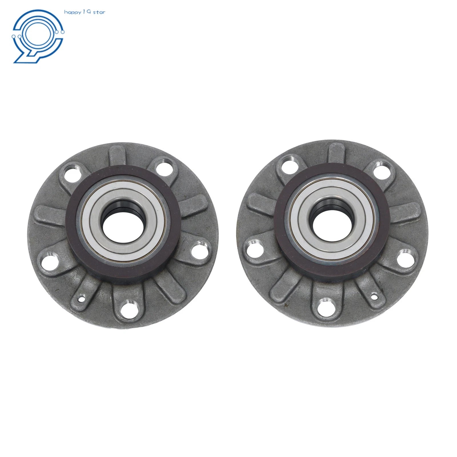 Pair Rear Wheel Bearing Hub Assembly for Volkswagen Jetta Beetle Golf (2012–2014)