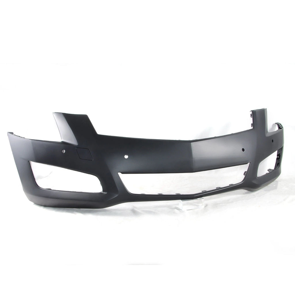 Primed Front Bumper Cover for Cadillac ATS (2013–2014) with Sensor Holes