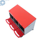 3 Hole Chicken Nest Box with Cover for Chickens (Metal)