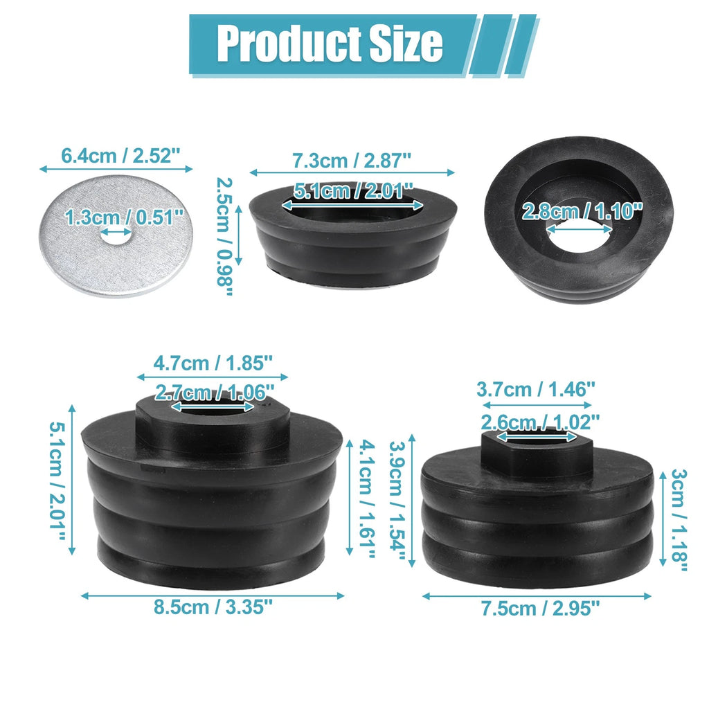 Set of 1 Body Mount Bushing Kit for Ford F250 F350 Super Duty (1999–2016)