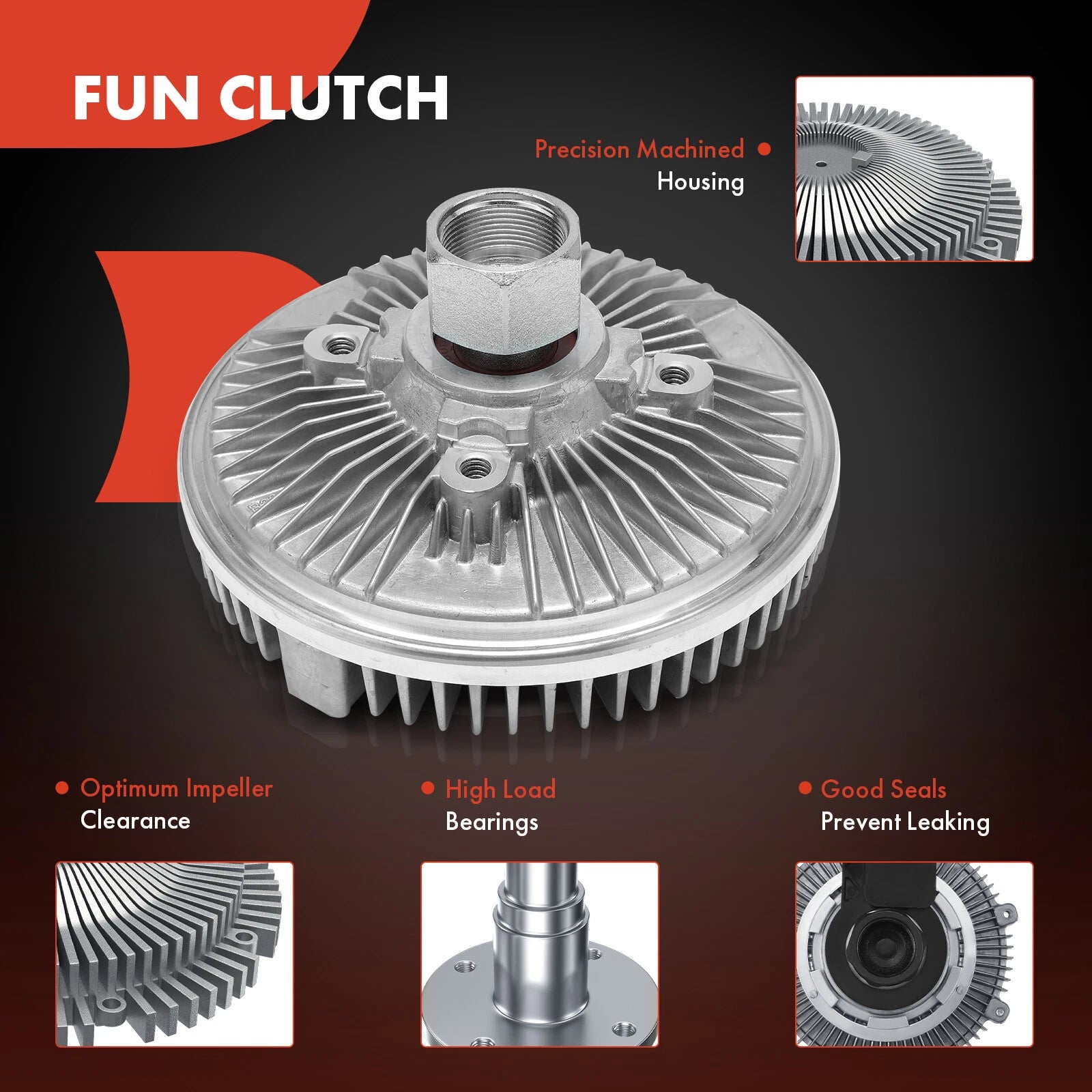 Radiator Fan Clutch for Dodge Ram 1500 Jeep Grand Cherokee Ford F-150 (1994–2001)