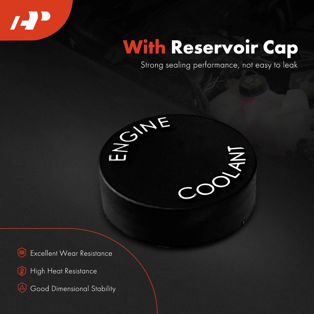 Engine Coolant Reservoir with Cap for Jeep Grand Cherokee (1993–1994)