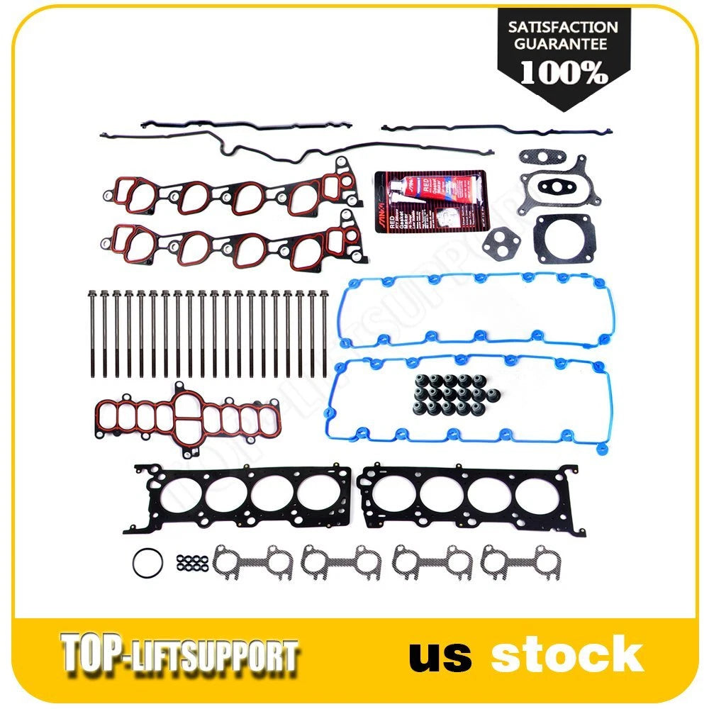 Set of Head Gasket Bolts for Ford E-150 E-250 E-350 (1998–1999)
