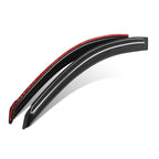 Set of 4 Window Visors for Scion tC (2005–2009) - 3M Carbon Fiber Pattern