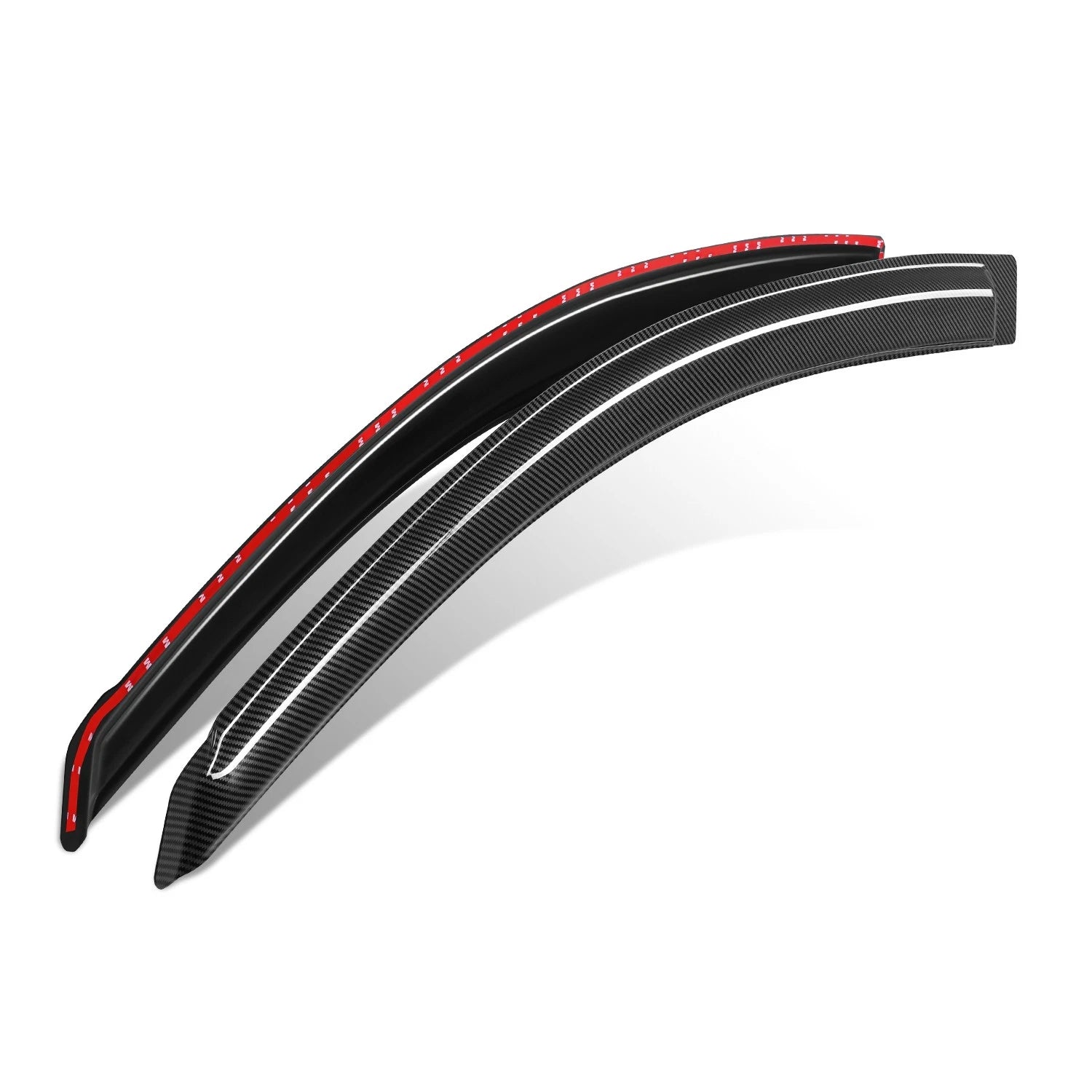 Set of 4 Window Visors for Scion tC (2005–2009) - 3M Carbon Fiber Pattern