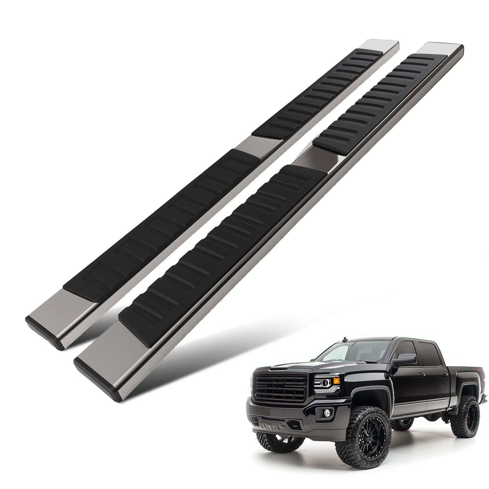 Running Boards Side Step Bar for Silverado/Sierra 1500 (2007–2018)