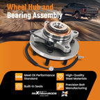 4WD Front LH RH Wheel Hub for Ford F-150 (2009–2010) 515119 6-Lug 4-Bolt