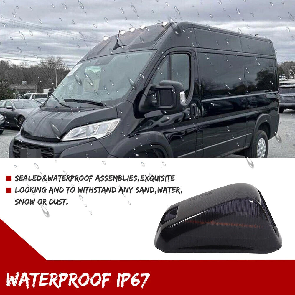 5X LED White Front Cab Roof Running Light for Dodge RAM Promaster
