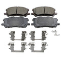 Set of 4 Akebono ProACT Front Disc Brake Pads for Lexus RX350 (2007–2009)