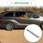 2pcs Weatherstrip Window Seal No.68160AE010 for Toyota Sienna (2011–2020)