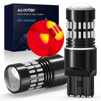 Set of 4 AUXITO 7444 7443 7440 7441 LED Brake Stop Light Bulbs Red