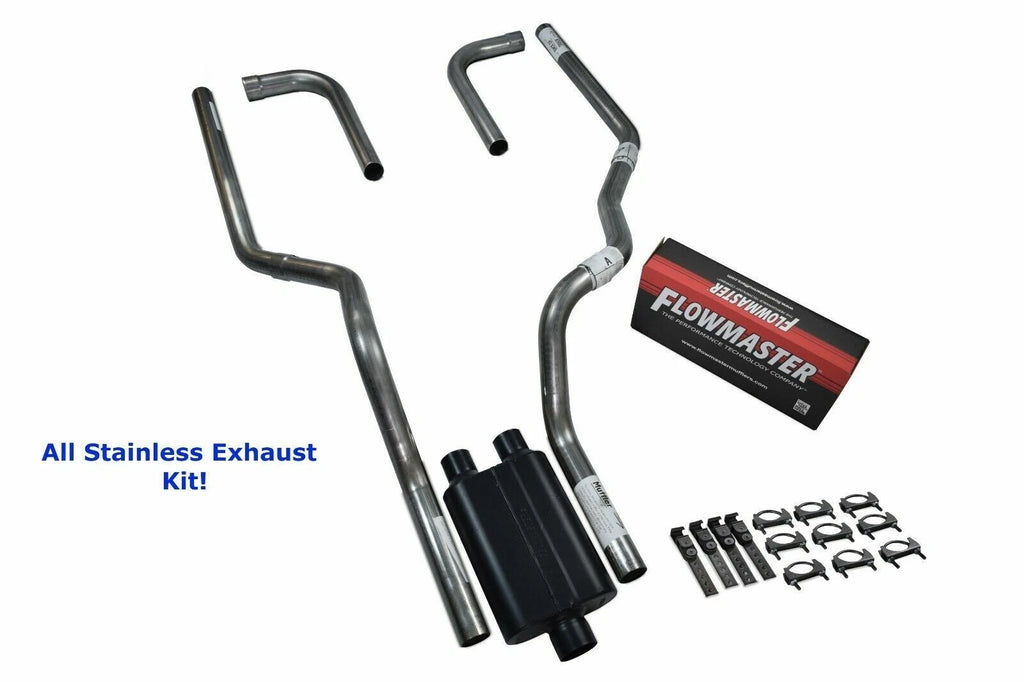 Dual Exhaust Kit for Ford F150 (2021–2025) Side Exit, All-Stainless