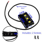Rear License Plate Light for Motorcycle (Universal Fit)