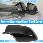 1 Pair Rear View Mirror Cover Shell Trim for BMW 528i XDrive