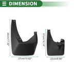 Mud Flaps Splash Guards for Honda Ridgeline (2007–2012)