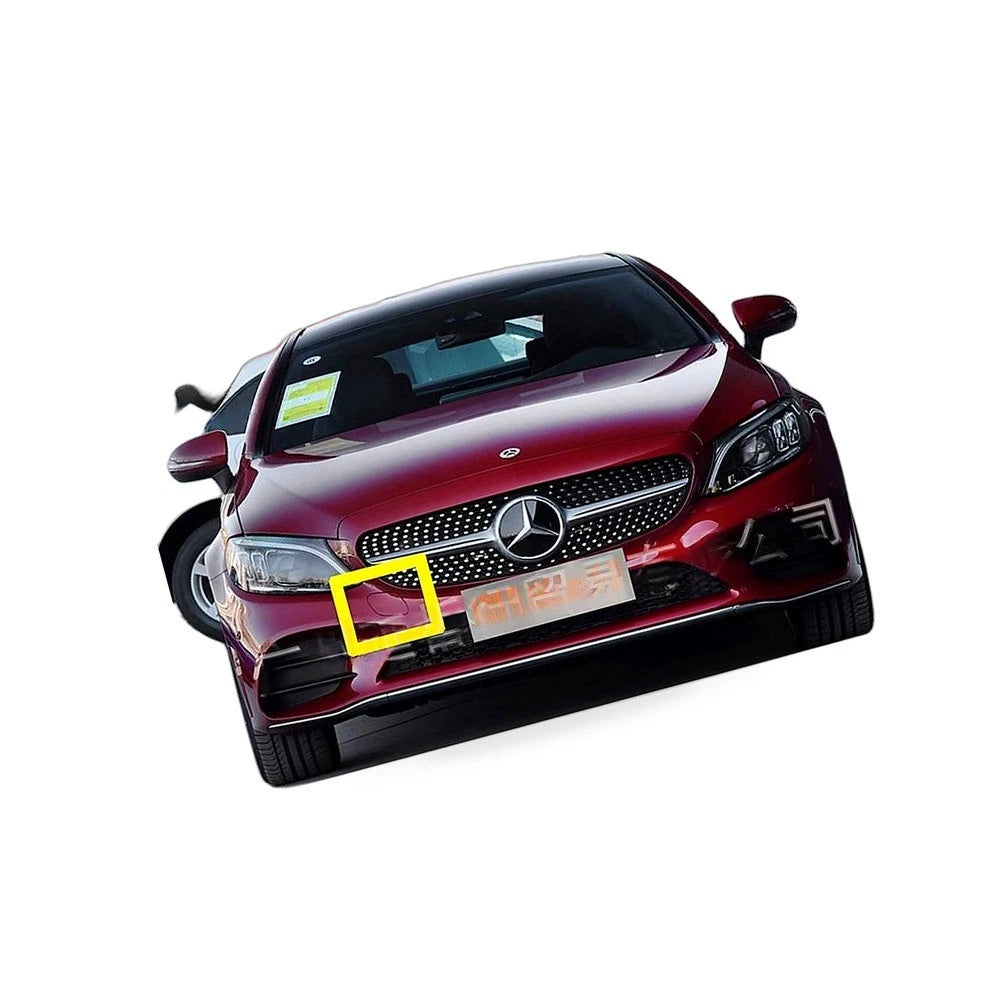 Front Bumper Tow Hook Cover for Mercedes W205 C250 C300 C350 (2019–2021)