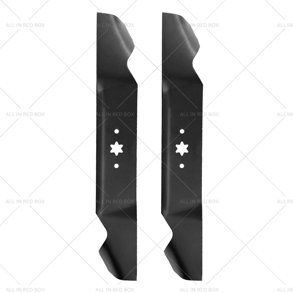 2X Blades for MTD Ride On Mowers 38" 6 Point (742-0654)
