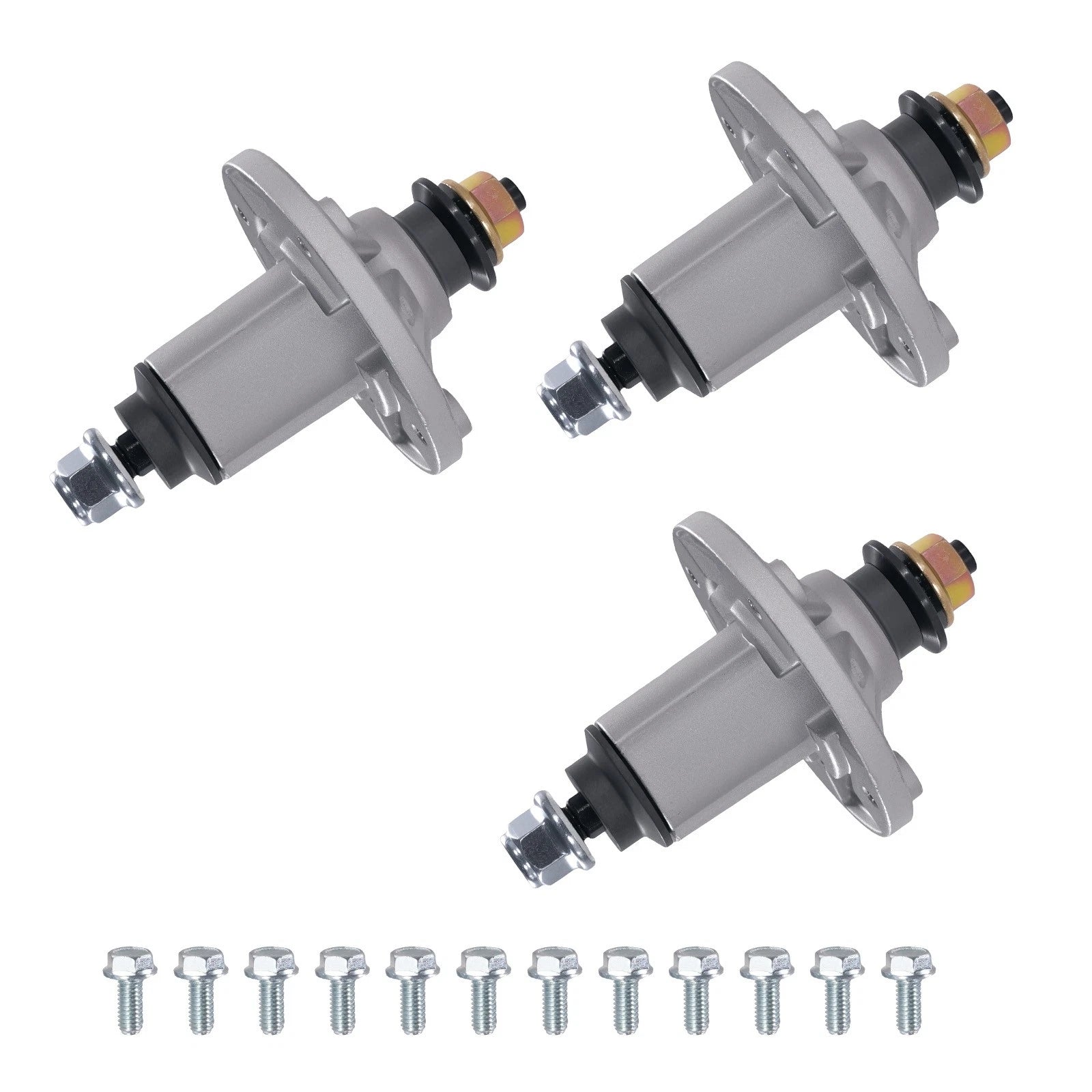 3X Spindle Assembly for John Deere LA140 LA145 D100 D110 (2006–2015) GX22186