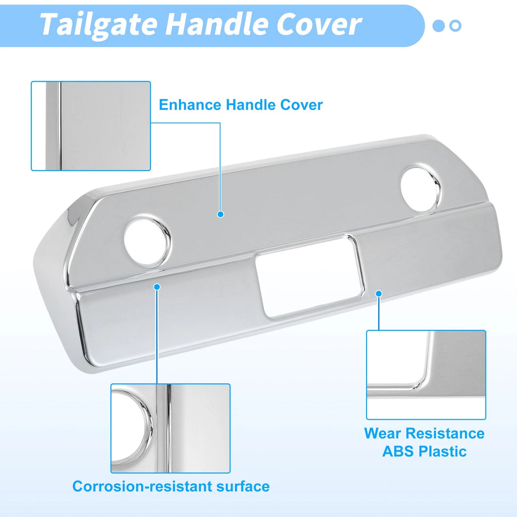 Tailgate Handle Cover for Chevrolet Silverado 1500, GMC Sierra 1500 (2019–2024)
