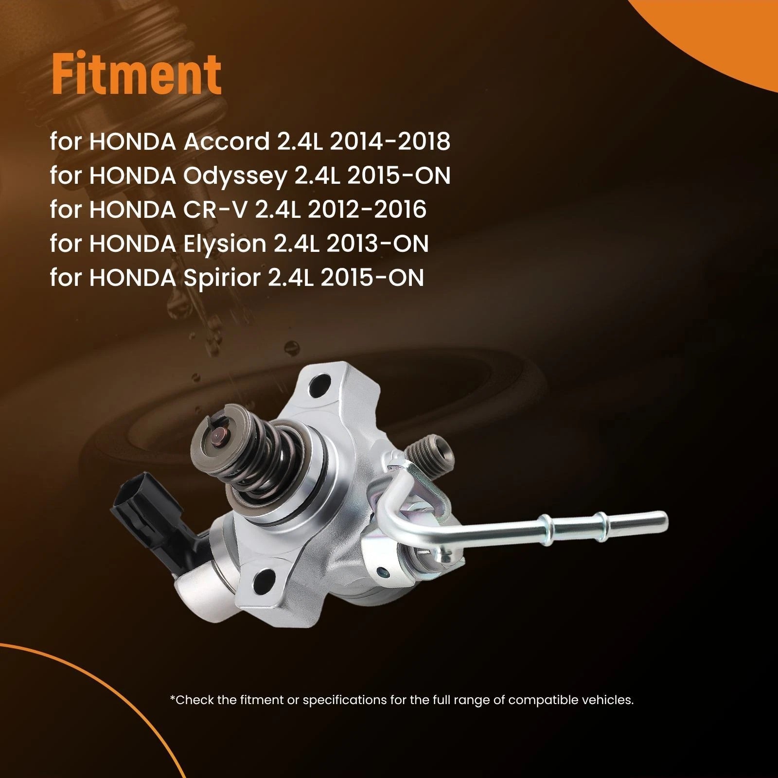 High Pressure Fuel Pump for Acura TLX Honda Accord 2.4L (2013–2016)