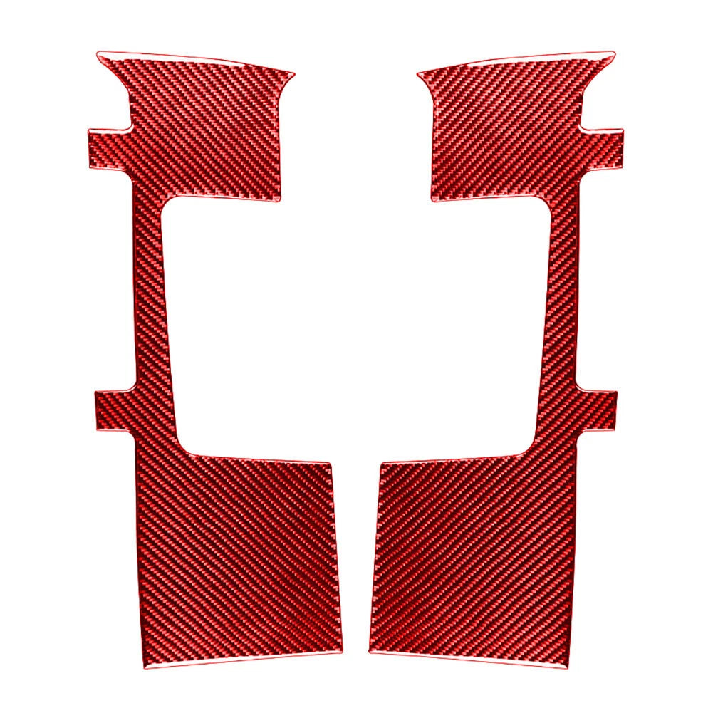 2X Carbon Fiber Seat Belt Panel Cover Trim for Toyota Tundra (2014–2021)