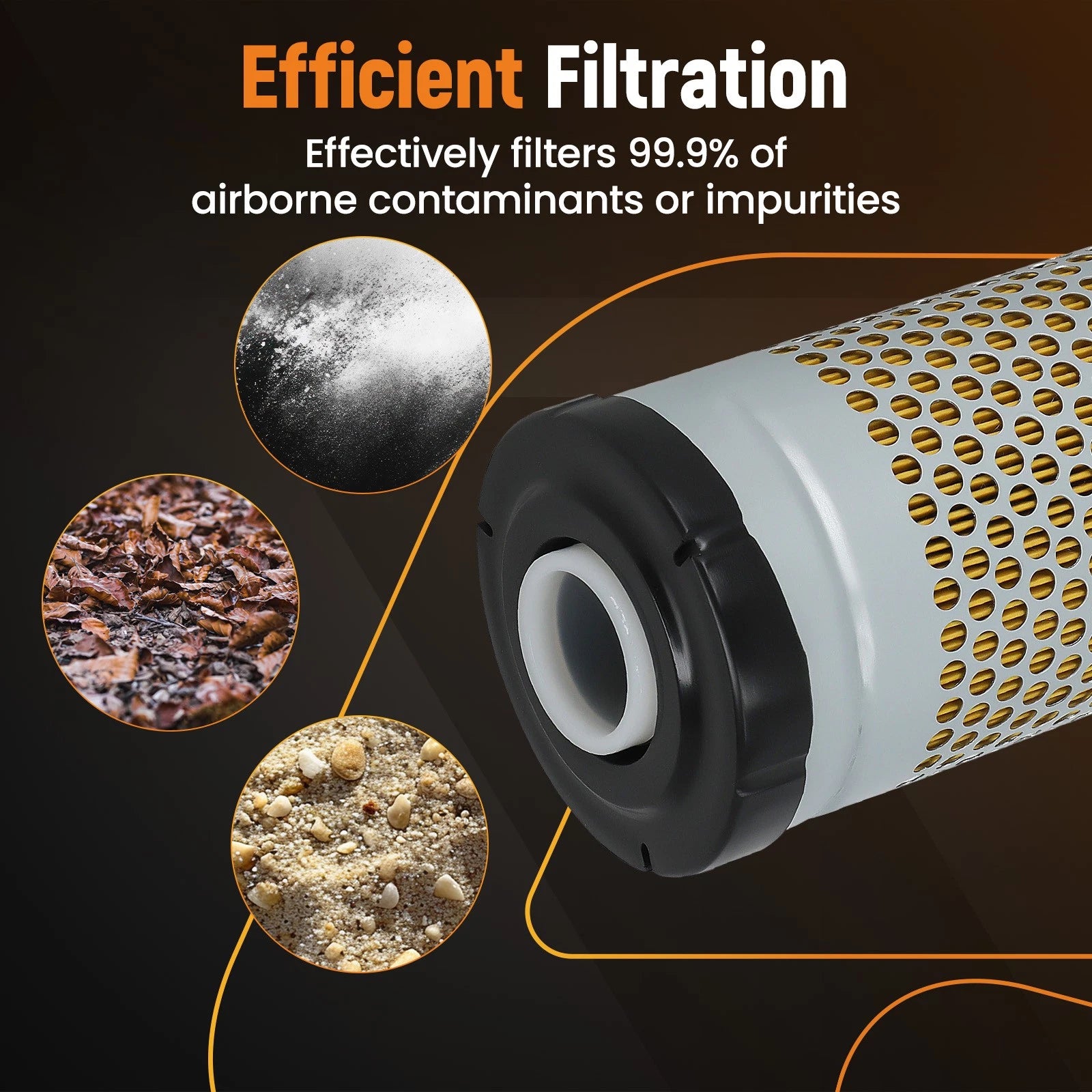 2X Air Filter Kit for Kubota B7510D (2003-2008)