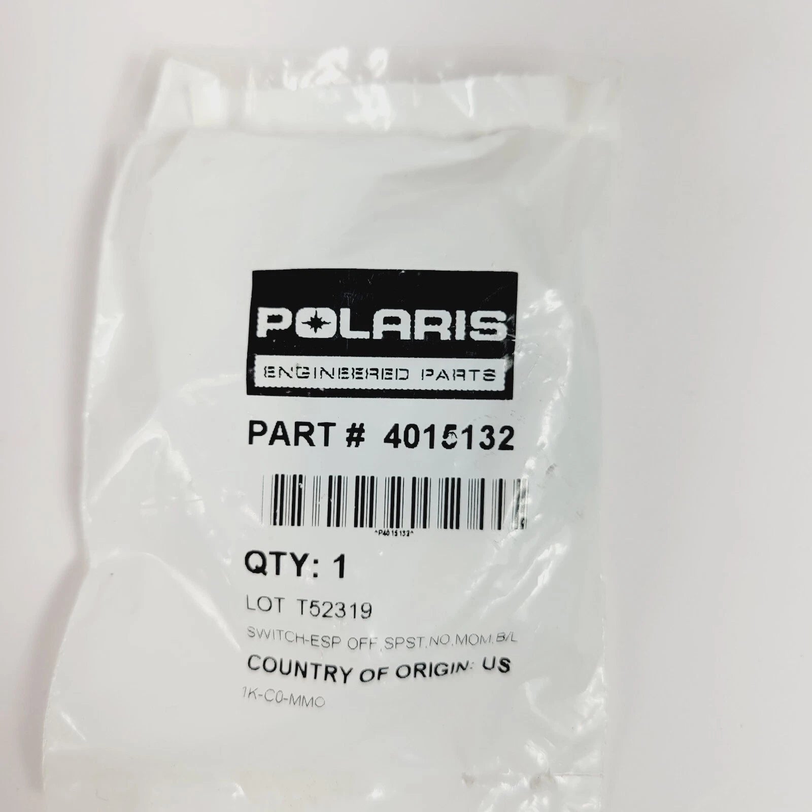 OEM Switch-ESP OFF SPST for Polaris Slingshot (2015–2019) Part 4015132