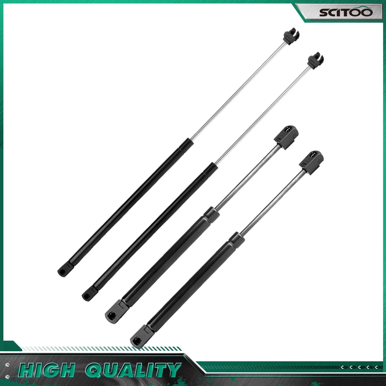 2 Hood Trunk Lift Supports Gas Shocks Struts for Dodge Intrepid (1998–2004)