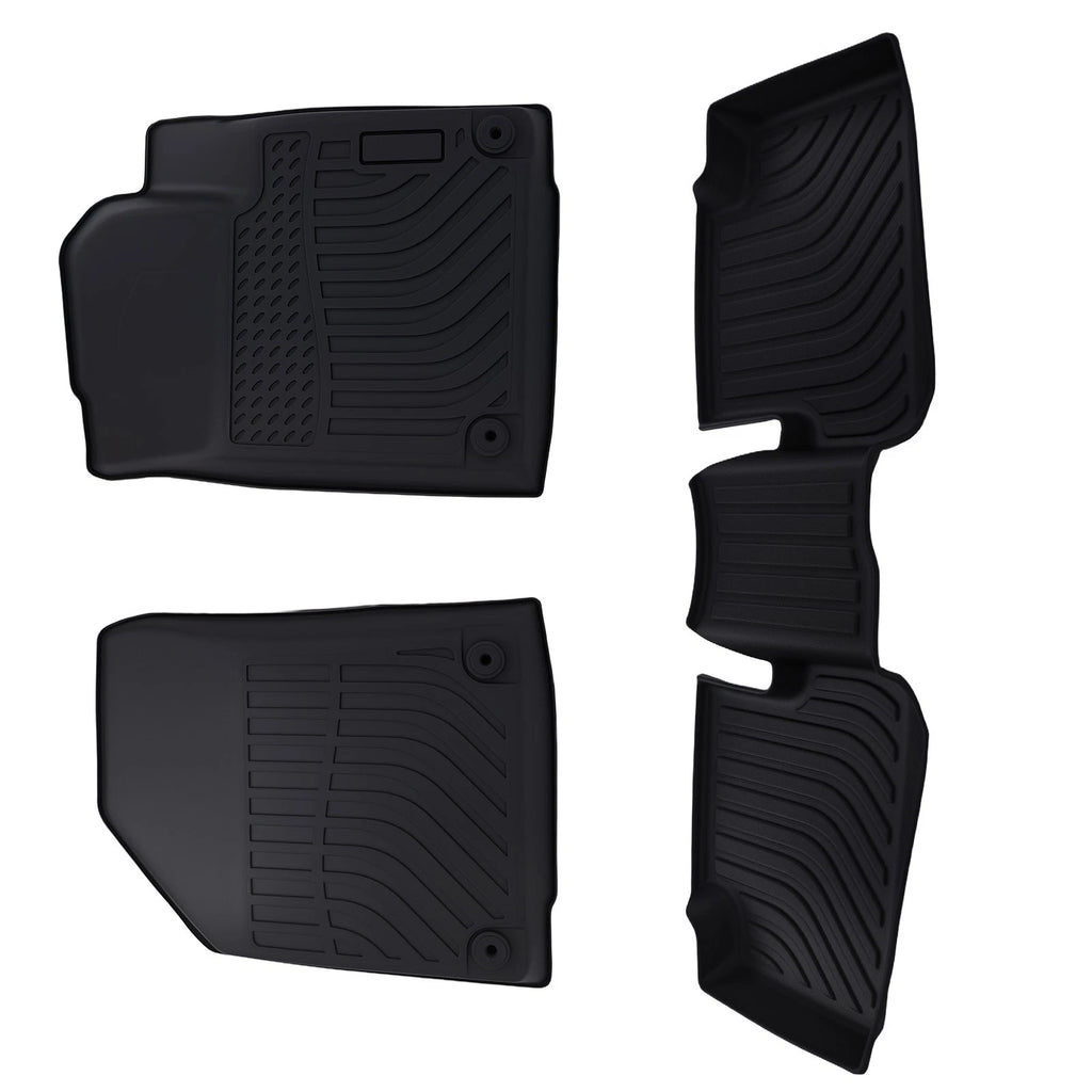 All Weather Carpet Floor Mats for Jeep Cherokee (2015–2023) TPE Rubber