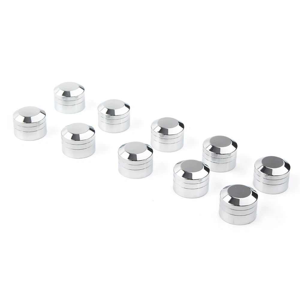 CNC Inner 9mm Motor Bolt Topper Caps Cover for Harley (Chrome)