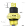 M16 Radiator Thermal Cooling Fan Switch for 250cc Water Cooled Scooter ATV Quad