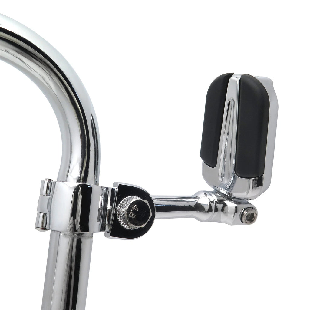 Chrome Slipstream 4.5" Long Footpegs 1-1/4" for Yamaha Road Star Warrior (2002–2009)