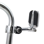Chrome Slipstream 4.5" Long Footpegs 1-1/4" for Yamaha Road Star Warrior (2002–2009)
