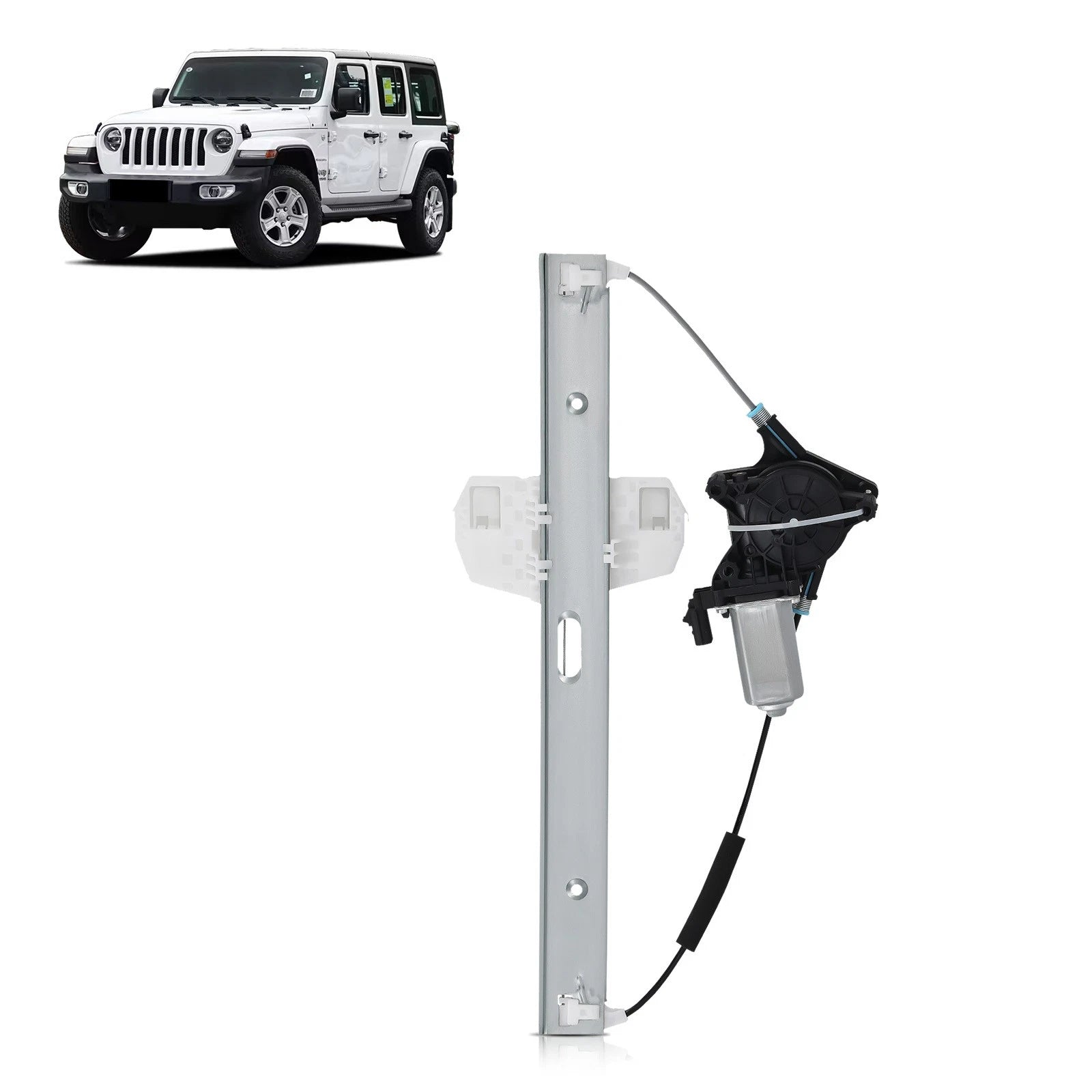 Front Left Power Window Regulator for Jeep Wrangler JK (2007–2018) CH1350171