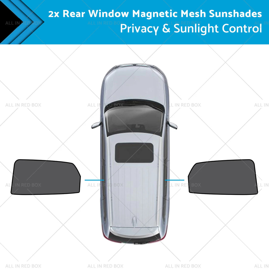 2X Rear Window Magnetic Mesh Sunshades for Kia Sportage (2021–2024)