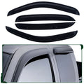 Set of 4 Window Visors for Chevy Silverado 1500 Crew Cab (2007–2014)