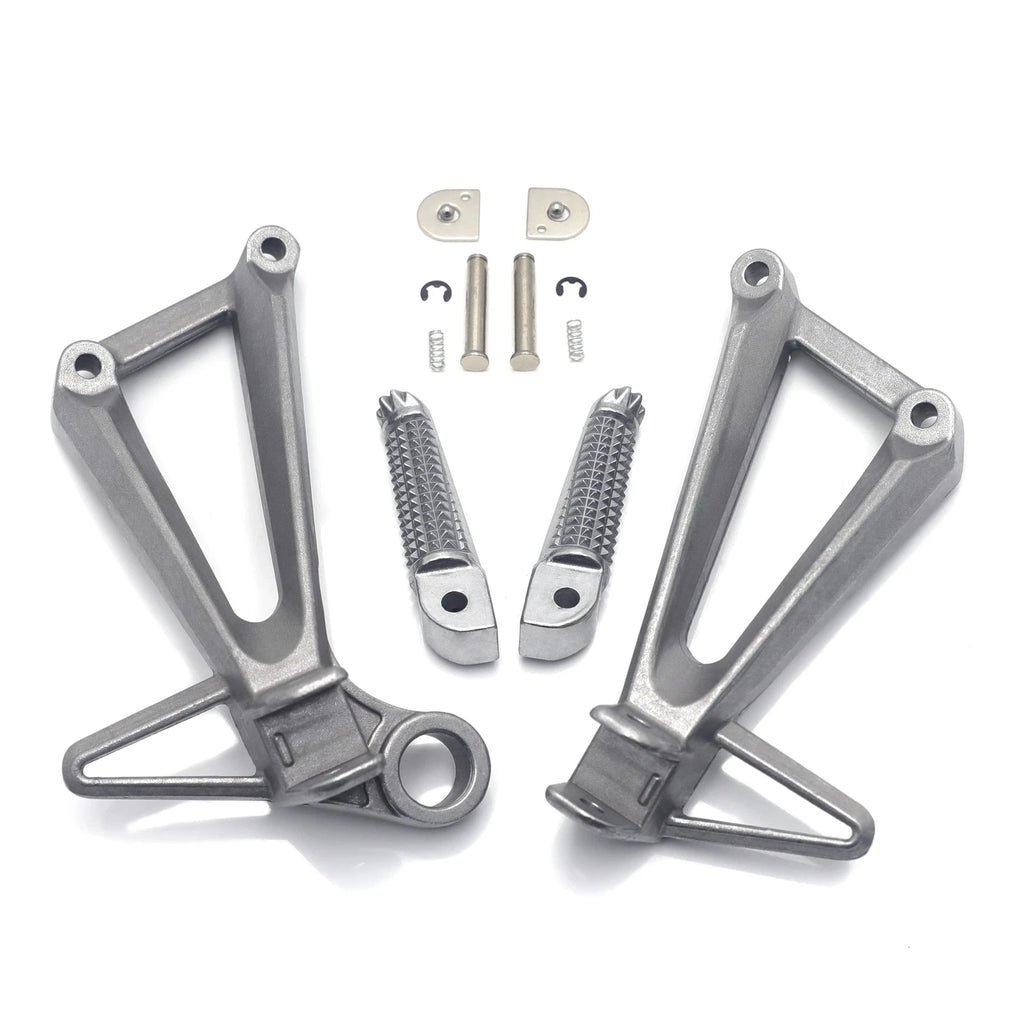 Rear Silver Footpeg Footrest Bracket for Yamaha YZFR3 MT03 (2015–2025)