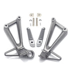 Rear Silver Footpeg Footrest Bracket for Yamaha YZFR3 MT03 (2015–2025)