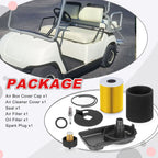 Air Box Cover & Air Fuel Filter for Yamaha G2 G8 G9 G11 Golf Cart (1985–1995)